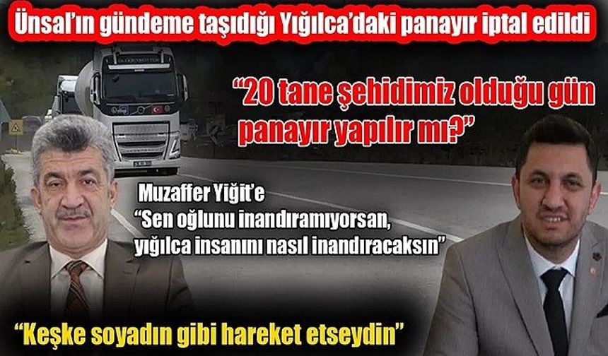 “TÜRKİYE’DE ŞEHİT, DÜZCE’DE DEPREM YIĞILCA’DA PANAYIR VAR…!”