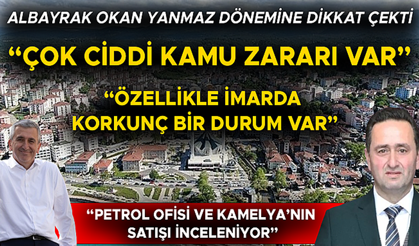 “ZARARIN 500 MİLYON OLDUĞUNU DÜŞÜNÜYORUM”