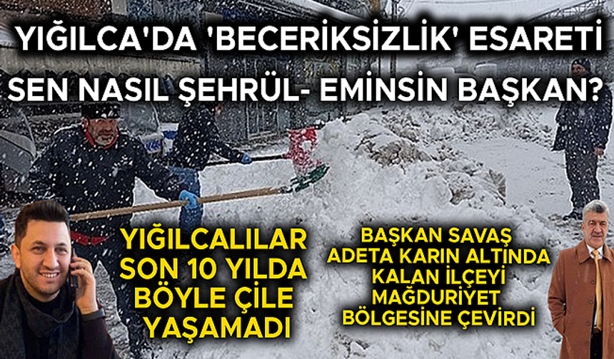 ESKİ BAŞKAN YİĞİT DE DAHİL BİNLERCE VATANDAŞ YAŞANAN ÇİLEYE İSYAN EDİYOR