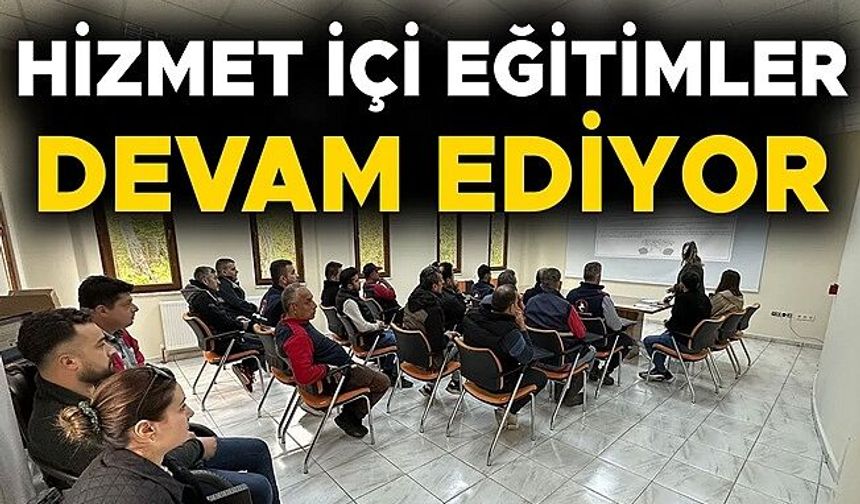 VETERİNER İŞLERİ TEKNİK PERSONELİ BİLGİLENDİRİLDİ