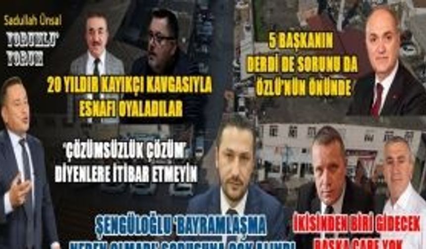 İKTİDAR PARTİSİ AK PARTİ DÜZCE’DE BAYRAMLAŞAMADI