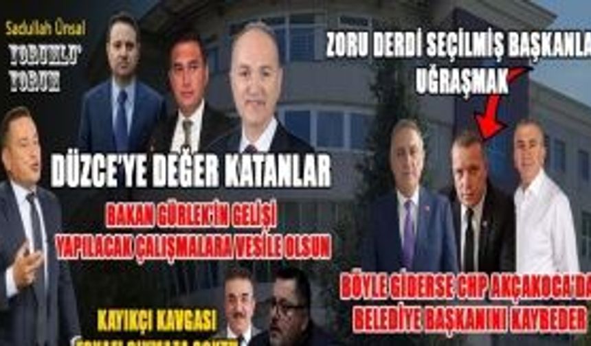 KAVGANIN OLDUĞU YERDE HALK DA SİYASETTE OLMAZ