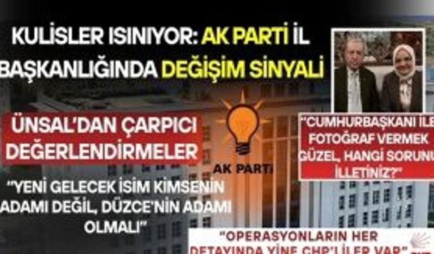 AK PARTİ İL TEŞKİLATI DEĞİŞİYOR KİMİN ADAMI OLACAK?
