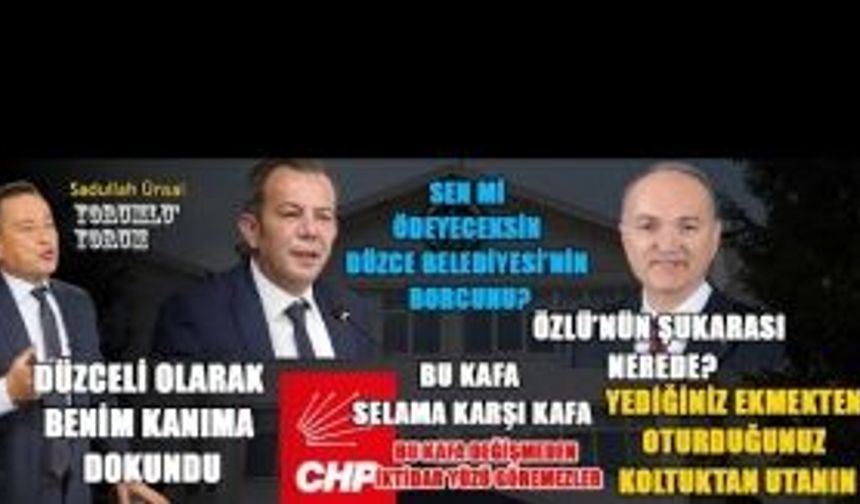 TANJU ÖZCAN SANANE DÜZCE BELEDİYESİ’NDEN