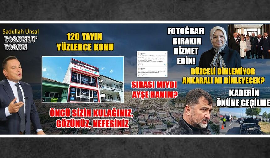 ARA VERİYORUZ, VEDA ETMİYORUZ
