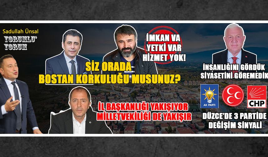 SİZİN SEFANIZ ÖZLÜ VE AK PARTİ’NİN CEFASI OLMASIN