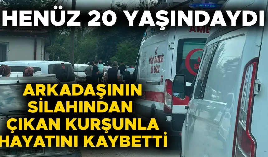 SİLAHLA OYNARKEN ARKADAŞINI VURDU