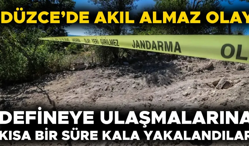 KAÇAK KAZI YAPAN İKİ KİŞİ JANDARMA TARAFINDAN GÖZALTINA ALINDI