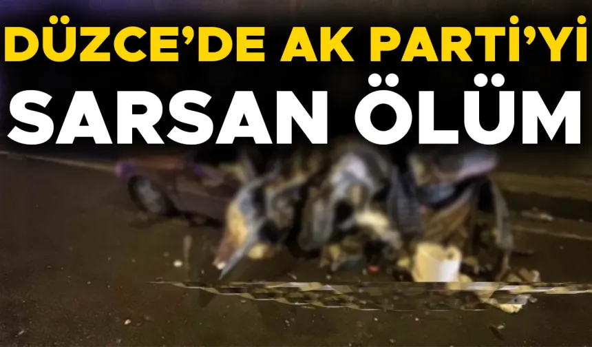 BAŞKAN TRAFİK KAZASINDA HAYATINI KAYBETTİ