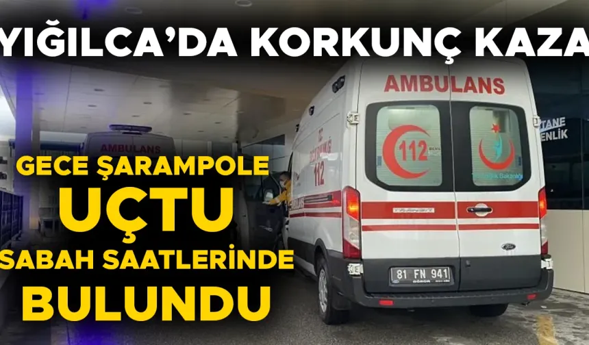 OTOMOBİL SÜRÜCÜSÜ AĞIR YARALANDI