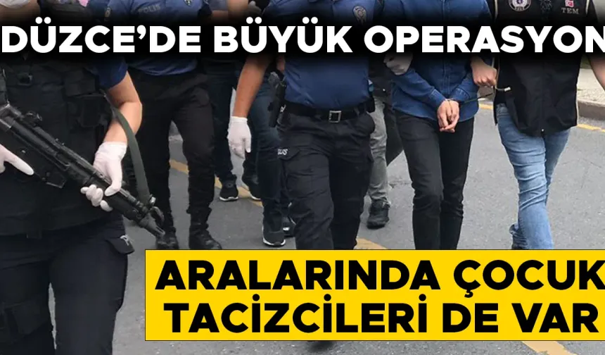 ÇOK SAYIDA ŞÜPHELİ YAKALANDI