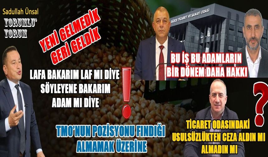 “SABREDİN” DİYORLAR: FINDIKÇIYI EVLİYA MI YAPACAKSINIZ?