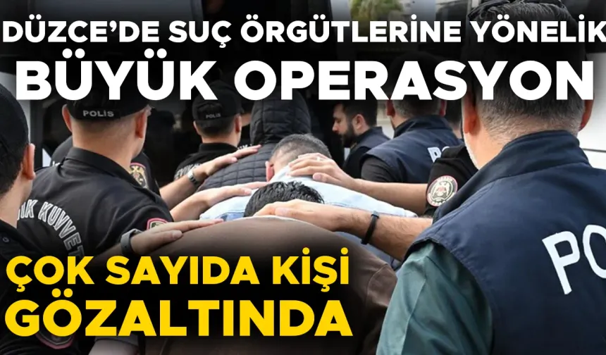ADRESLERE EŞ ZAMANLI BASKIN DÜZENLENDİ