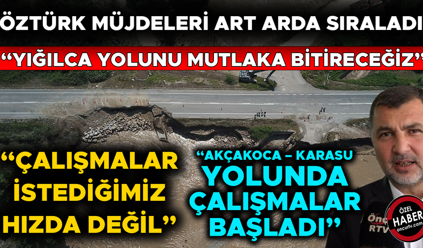 “MELENAĞZI LİMANI TAMAM, SIRA AKÇAKOCA MERKEZ LİMANINDA”