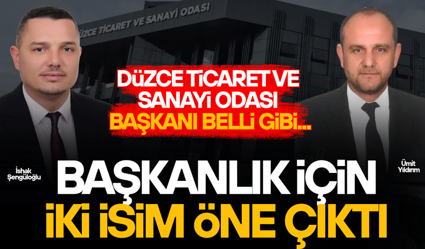 DÜZCE SİYASETİ VE İŞ DÜNYASI İSHAK ŞENGÜLOĞLU’NDA BİRLEŞTİ İDDİASI