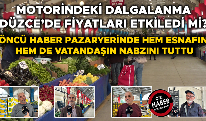“MOTORİN FİYATLARI DÜŞERSE, HER ŞEYİN FİYATI DÜŞER”