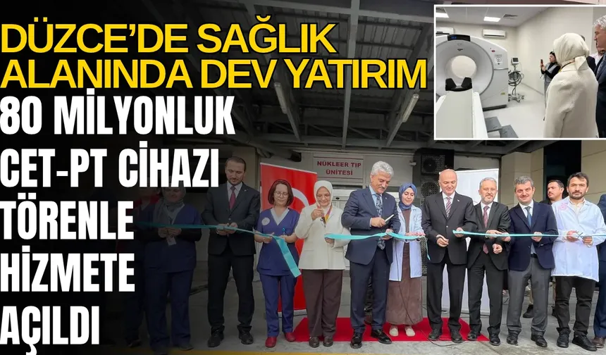 “DÜZCE BÜTÜN HİZMETLERE LAYIK BİR VİLAYET”