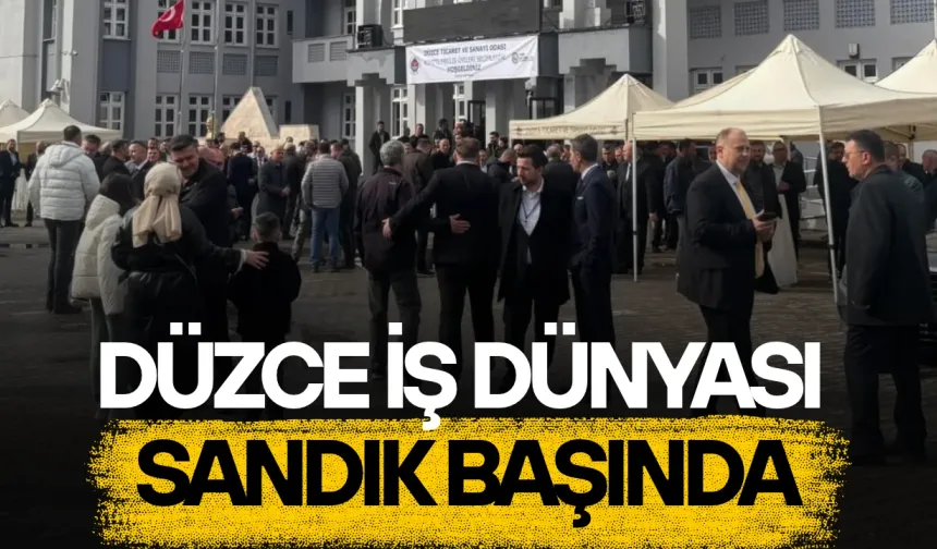DÜZCE TSO’DA SEÇİM BAŞLADI