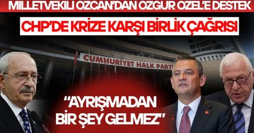 “PARTİ TABANI VE VATANDAŞ ÖZGÜR ÖZEL’İ İSTİYOR”