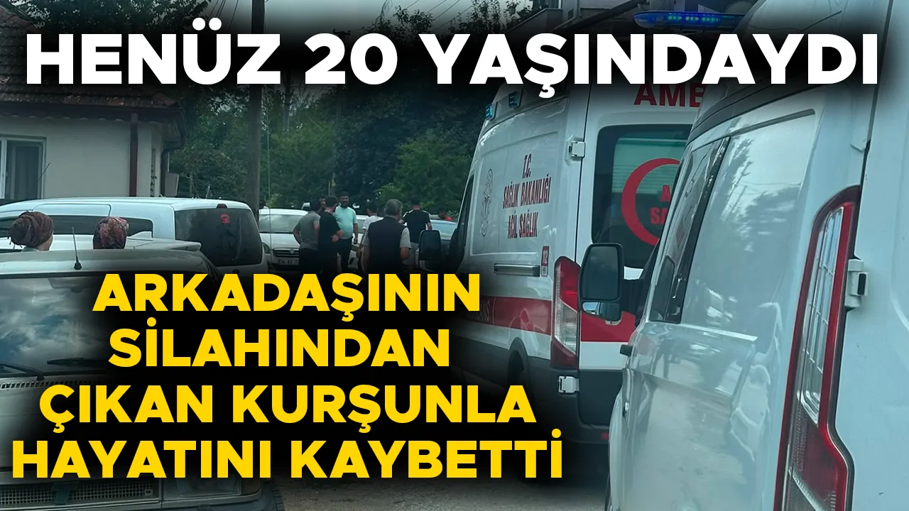 SİLAHLA OYNARKEN ARKADAŞINI VURDU