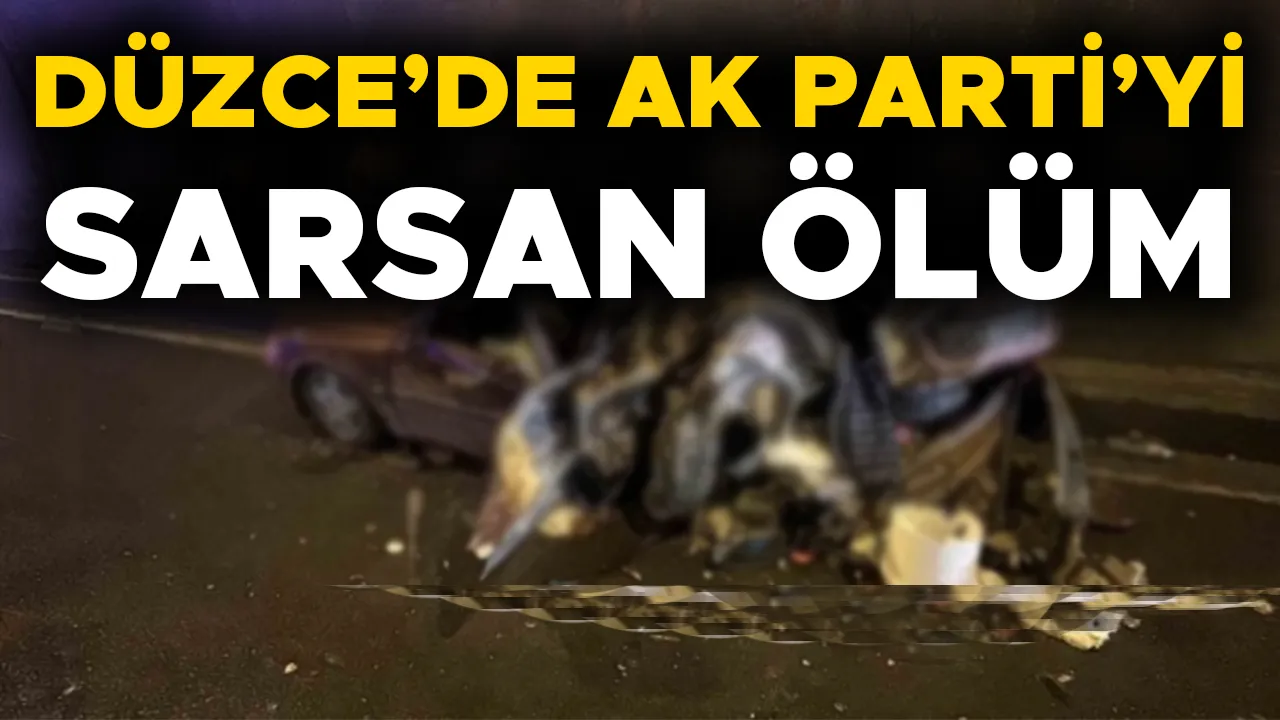 BAŞKAN TRAFİK KAZASINDA HAYATINI KAYBETTİ