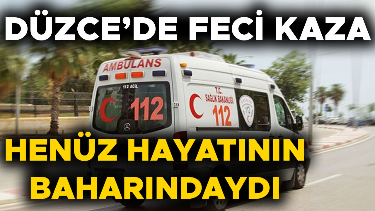 MOTOSİKLET SÜRÜCÜSÜ HAYATINI KAYBETTİ…