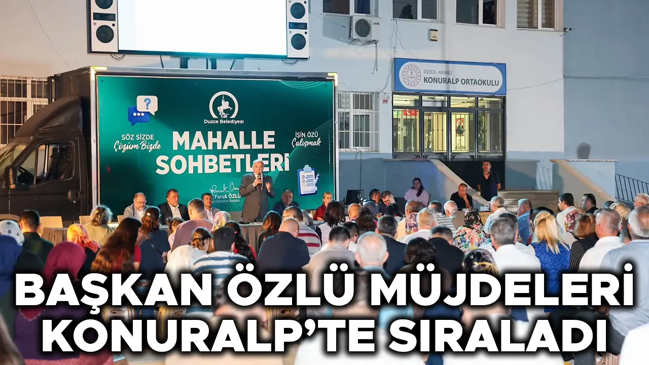 “KONURALP’E MUHTEŞEM BİR CAMİ VE MÜZE YAPIYORUZ”
