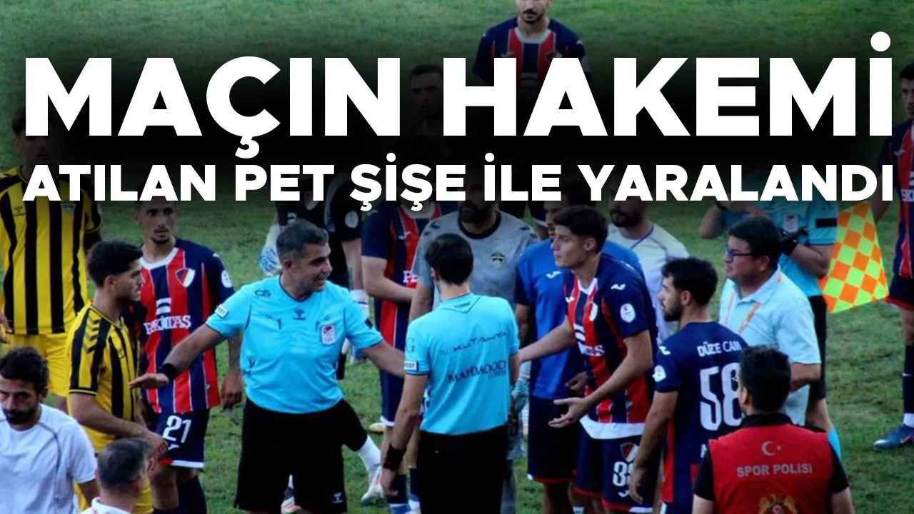 DÜZCESPOR MAÇI TATİL EDİLDİ